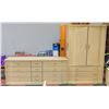 Image 2 : MAPLE 7-PIECE BLONDE COLOURED BEDROOM SET