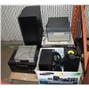 Image 1 : PALLET ASSORTED ELECTRONICS - RECEIVERS, SPEAKERS