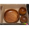 Image 1 : DECORATIVE WOOD BOWLS