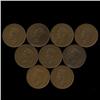 1943-1952 New Zealand AU+ 1 Penny Set  (COI-1277)
