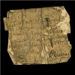 1771 North Carolina 1 Shilling Colonial Note (COI-3247)