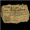 1754 North Carolina 30 Shilling Colonial Note (COI-3810)