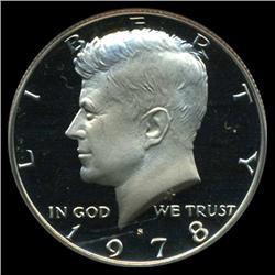 1978S US Kennedy Proof Half Coin GEM (COI-3860)