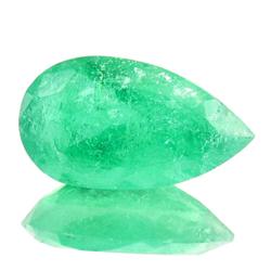 3.06ct Hi Grade Colombian Emerald Pear Cut APPRAISED $6120 (GEM-1011)