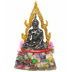 400ct. Buddha Statue Fancy Sapphire~Topaz RETAIL $1150 (GEM-2494)