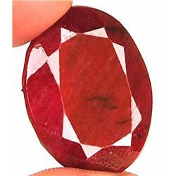 61ct.Rare Huge Pigeon Blood Red Natural African Ruby RETAIL $4000 (GEM-2563)
