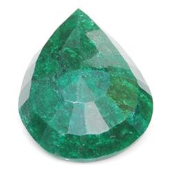 2.15ct. Lucious Colombian Emerald Green Onyx Oval Cut RETAIL $400 (GEM-1953)