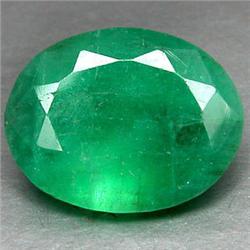 10.1 Ct. Lucious Colombian Emerald Green Onyx Oval Cut RETAIL $1100 (GEM-1991)