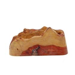 Rare Burl Card Holder Handmade Afzelia Wood (DEC-213)