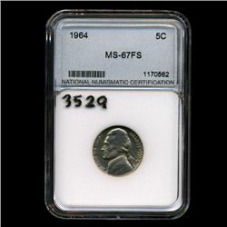 1964 Jefferson 5c Gem BU Full Steps (COI-3529)