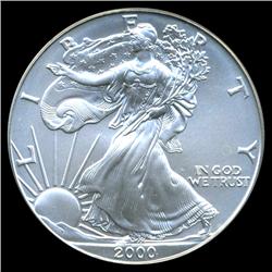 2000 Silver Eagle Graded Super Gem (COI-3839)