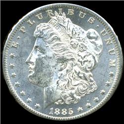 1885O Morgan Dollar Choice Unc Semi-prooflike (COI-3961)