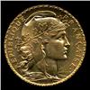 1915 France Rooster Gold 20 Franc Choice Unc Coin (COI-694)