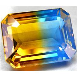 24.75ct. Wonderful AAA Ametrine Yellow Blue Gem RETAIL $1600 (GEM-2838)