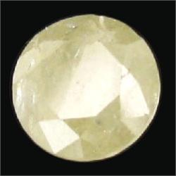 0.79ct. Exquisite Cream Color Diamond Round Cut 6mm RETAIL $ (GEM-6031)