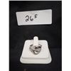 Image 1 : 10K WHITE GOLD RING SIZE 7