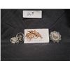 Image 1 : THREE STERLING SILVER BROOCHES
