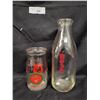 Image 2 : TWO VINTAGE MILK BOTTLES