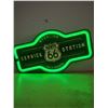 Image 1 : ROUTE 66 SERVICE STATION LIGHT UP FANTASY SIGN