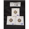 Image 1 : THREE 1913/1914 US SILVER DIMES