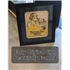 Image 1 : FRAMED 1920'S BUTTERNUT BREAD CARDBOARD SIGN