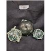 Image 1 : THREE SMALL GLASS FISH FLOATS