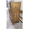 Image 2 : ASIAN CABINET W/APPLIED SOAPSTONE DETAILS, NO SHIPPING