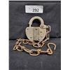 Image 1 : ANTIQUE CNR RAILWAY PADLOCK-NO KEY