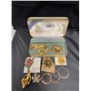 Image 1 : NINE PIECES OF VINTAGE COSTUME JEWELRY