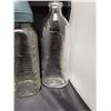 Image 2 : COLLECTION OF SEVEN VINTAGE GLASS MILK BOTTLES