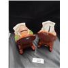 Image 2 : VINTAGE RETIREMENT FUND GRANNY & GRAMPA ROCKING CHAIR PIGGY BANKS