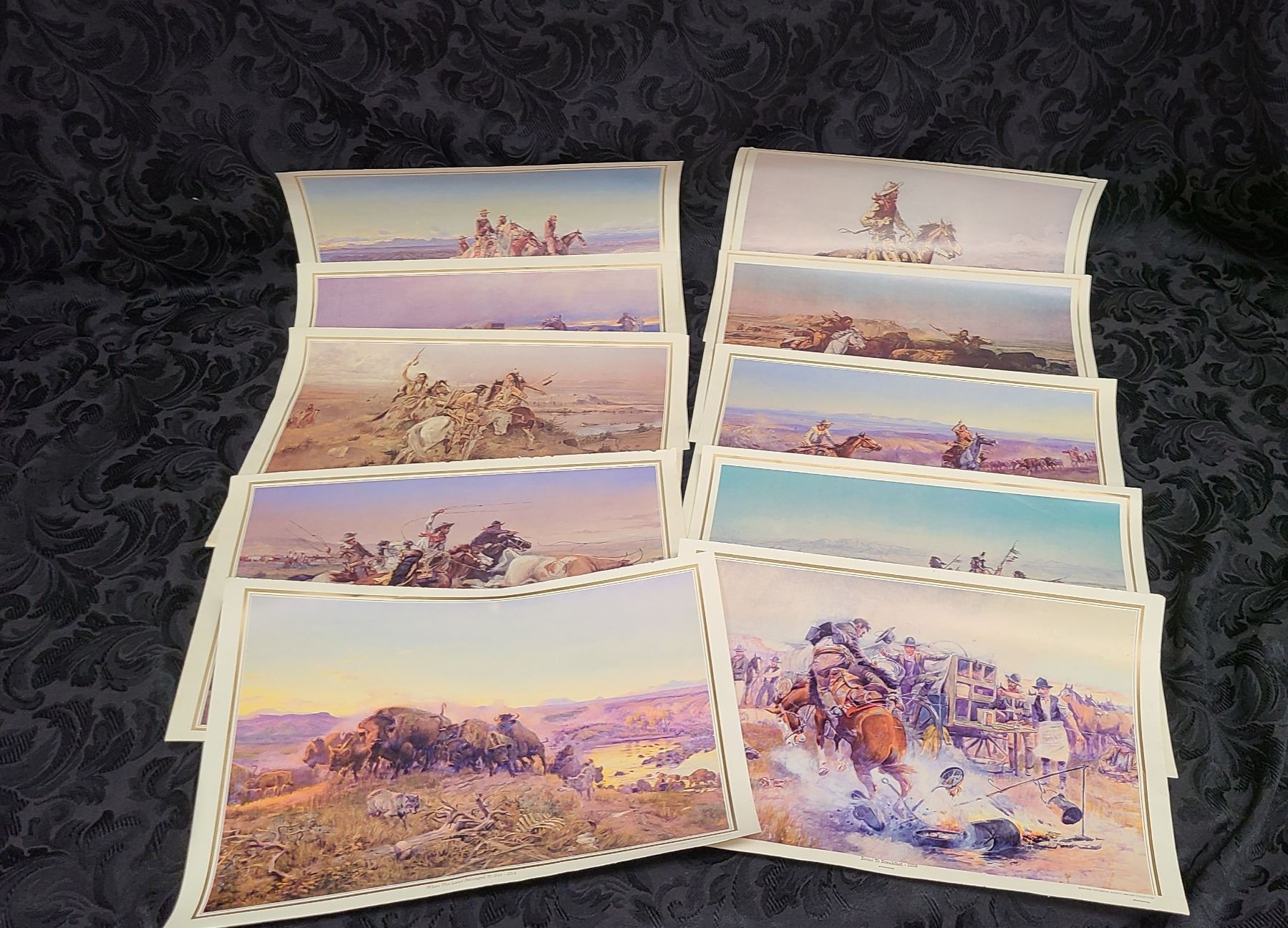 COLLECTION C.M RUSSELL CALENDAR PRINTS