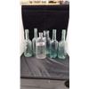 Image 1 : SIX ANTIQUE AQUA MEDICINE & LEA & PERRINS BOTTLES