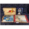 Image 1 : FOUR VINTAGE SERVING TRAYS & ROYAL CANADIAN NAVY PHOTO FRAME