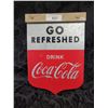Image 1 : NEW TIN GO REFRESHED COCA-COLA SIGN