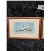 Image 2 : TWO SMALL VINTAGE CASH'S WOVEN SILK PICTURES