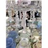 Image 2 : COLLECTION OF NUDE FIGURAL CRYSTAL STEMWARE