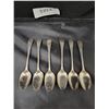 Image 1 : SIX VICTORIAN STERLING SILVER SPOONS