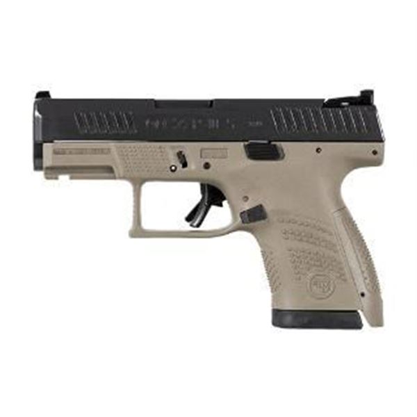 CZ P-10 S 9MM 3.5  FDE NS 12RD