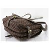 Image 2 : Louis Vuitton Ebene Monogram Mini Lin Canvas SaumurCrossbody Bag