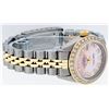 Image 6 : Rolex Ladies 2 Tone Pink MOP Diamond 26MM Datejust Wristwatch
