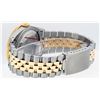 Image 7 : Rolex Mens 2 Tone Black String Diamond Lugs & Ruby Datejust 36MM