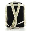 Image 2 : Gucci Green Neutral Printed Satin with Applique MLB Front Pocket Medium Backpack