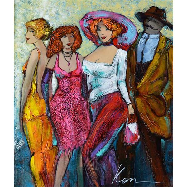 KANEVSKY ** OUR NIGHT OUT ** SIGNED ORIGINAL