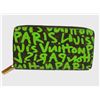 Image 1 : Louis Vuitton Vert Green Graffiti Brown Monogram Canvas Leather Stephen Sprouse