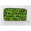 Image 2 : Louis Vuitton Vert Green Graffiti Brown Monogram Canvas Leather Stephen Sprouse