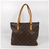 Image 4 : Louis Vuitton Brown Monogram Canvas Leather Cabas Mezzo Tote Bag