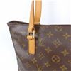 Image 5 : Louis Vuitton Brown Monogram Canvas Leather Cabas Mezzo Tote Bag