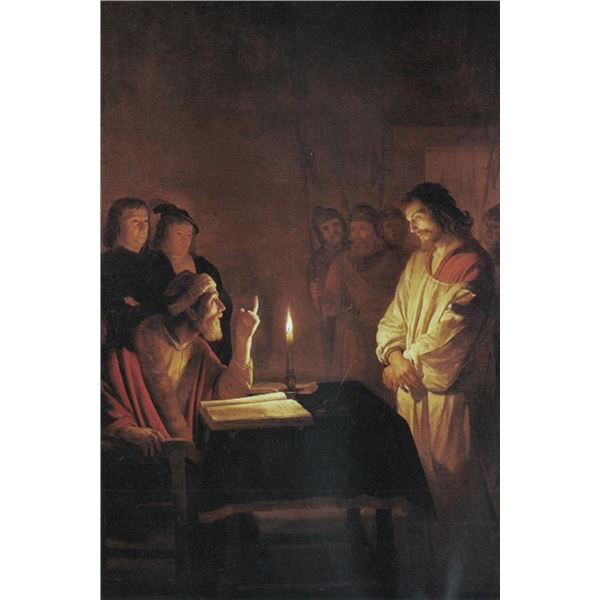 Gerard van Honthorst - Christ in front of the high priest