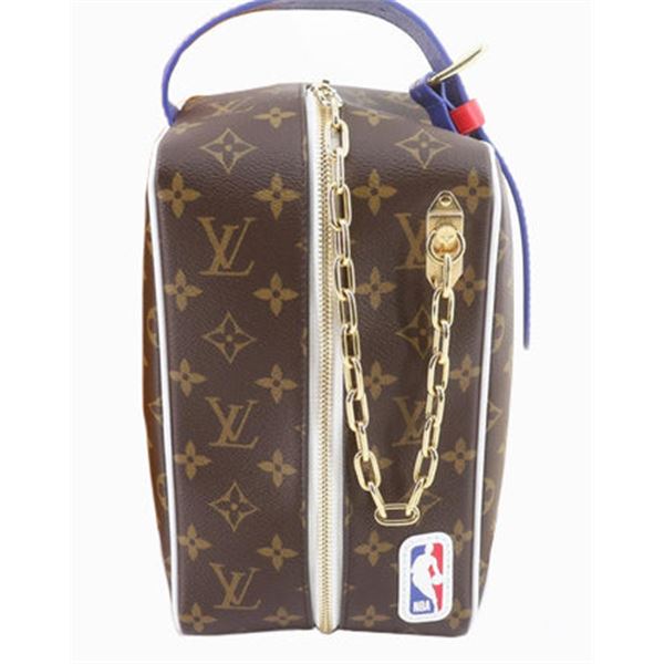 Louis Vuitton x NBA Brown Monogram Cloakroom Dopp Kit Bag